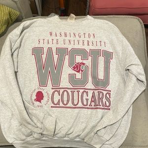 Retro Washington State University crewneck